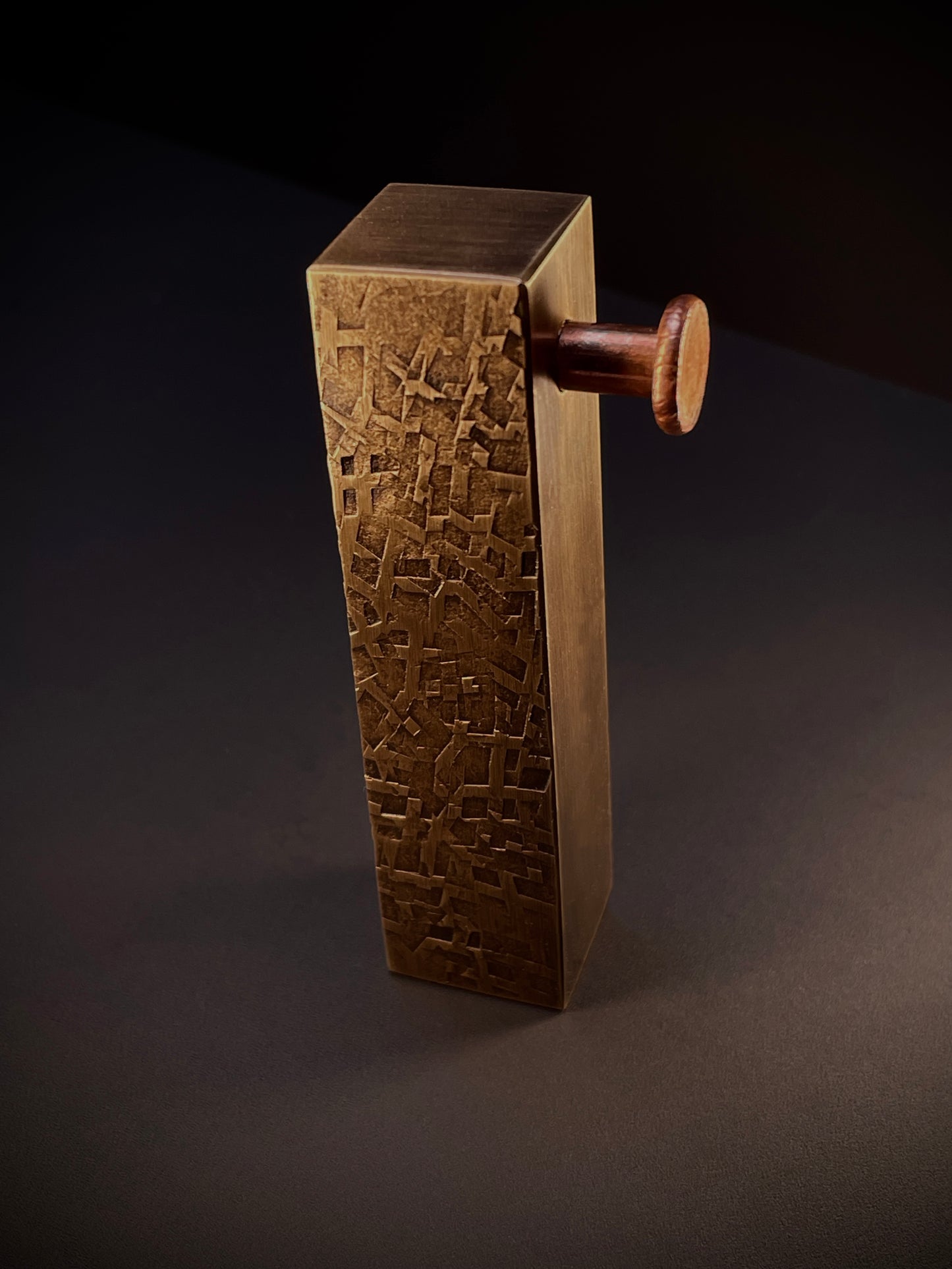 Lever bottle opener
